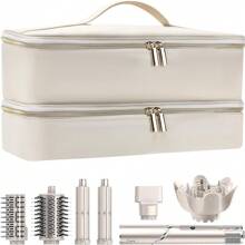 Bolsa organizadora de viagem de grande capacidade, Necessaire portátil, Bolsa de Higiene, Estojo para Acessórios de Cabelo incluindo Secador de Cabelo, Chapinha, Babyliss, Ótimo para Viagens, Dia dos Namorados, Natal, Dia das Mães, Essencial para uso Doméstico e em Viagens