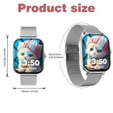 Smartwatch, Wireless Calling/Dialing, Multi-Sport Mode, Call Reminder And Rejection, Message Reminder View, Multiple App Reminders, Suitable For Men And Women, Outdoor Sports Watch, Custom Wallpaper, Suitable For Android/IOS