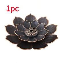 5 件双层莲花迷你香炉 - 适合冥想、瑜伽和水疗 - 理想的家居装饰礼物 - 彩色 - 查看 11