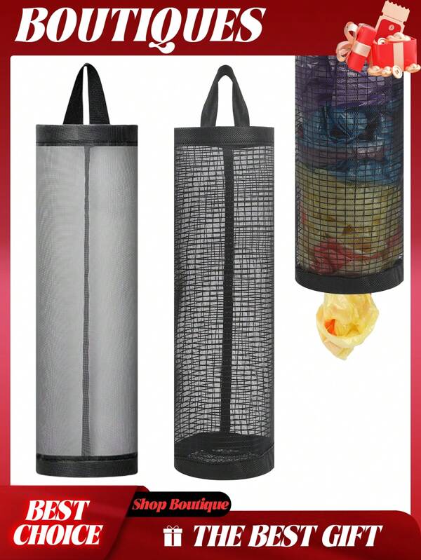 2pcs Plastic Bag Holder, Grocery Bag Holder, Plastic Bag Organizer, Trash Bag Holder, Plastic Bag Storage, Trash Bag Holder Dispenser, Garbage Bag Holder, Grocery Bag Organizer, Shopping Bag Holder, Grocery Bag Dispenser, Plastic Bag Dispenser, Plastic Grocery Bag Holder, Trash Bag Dispenser, Bag Dispenser For Plastic Bags, Grocery Bag Storage