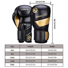 GINGPAI Professional Boxing Gloves For Adults, Youths & Teenagers, Thick Padded Knuckle Muay Thai MMA Training Gloves, Durable Sparring Gloves For Gym, Club & Home Workout - Multicolor - View 4