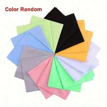 100 pièces de chiffons de nettoyage en microfibre super doux, convenant aux lunettes, objectifs d'appareil photo et écrans de smartphone - doux, épais, sans odeur dans diverses couleurs douces (rose, bleu, vert), lingettes humides, nettoyant pour lunettes