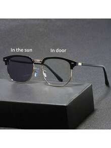 Color Changing Glasses - Fashionable Full Frame Glasses, Suitable For Computer And Mobile Phone Use, Ideal For Summer Beach Vacation, Outdoor Activities And Travel - Multicolor - View 12