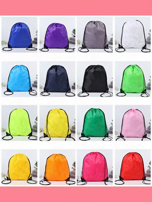 Trekkoordtas, dubbele schouderrugzak, reistas, polyester trekkoordtas, dubbele schouderrugzak voor scholieren, draagbare Oxford-rugzak voor buiten, polyester trekkoordtas voor schoolboeken, grote capaciteit, lichtgewicht, opvouwbaar, klassiek casual, jongens en mannen, perfect voor de start van school, de eerste schooldag, stadion, sport