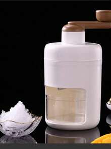 Practical Ice Maker For Slush, Manual Ice Crusher, Shaved Ice - White - View 3