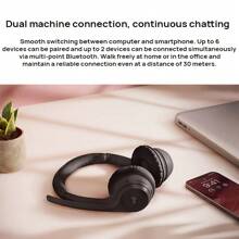 Logitech Zone300 Bluetooth Headset, Noise Reduction Microphone, Long Battery Life, Dual-Device Connection, Low Pressure And Comfort, Dynamic Speaker, Video Conferencing Training Online Course
