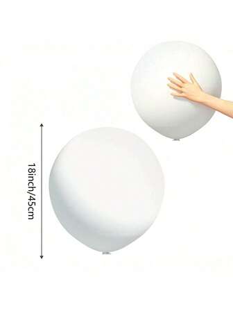 10/15 st stora pastellfärgade ballonger macaronballonger, 18-tums runda ballonger latexballonger, duschballonger födelsedagsfestdekorationer, jul