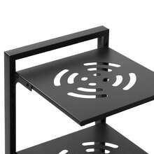 SENDERPICK 4-Layer Pot And Pan Stand Rack Pot Lid Holder Black Pot Rack Organizer - Black - View 6