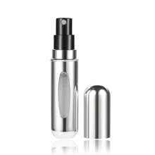 1 Stück 5ml Aluminium-Boden-Sprühflasche, die mit Lufterfrischer-Wasser gefüllt werden kann, tragbare Kosmetikflasche zum Reisen