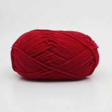 1pc 50g 5-Stranded Cotton Yarn, Suitable For DIY Weaving Bags, Scarves, Hats, Sweaters, Home Textiles