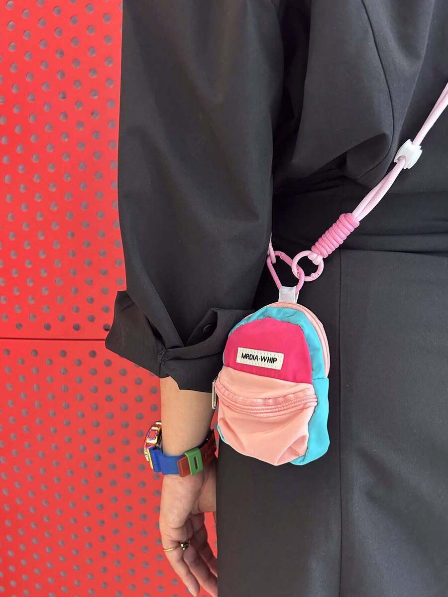 1pc Portable Mini Headphone Case Multifunctional Compact & Minimalist Design Zipper Mini Pouch In Macaron Colors Suitable As Handbag Accessory For Women Wallet Mini Wallet Purse Wallet Coin Wallet - Multicolor - View 1