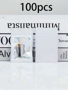 100/10 件可重复密封袋、透明窗口食品储存袋、糖果袋、软糖袋、铝箔袋、派对礼品包装袋，全息可重复密封袋拉链食品储存铝箔聚酯薄膜气味袋塑料扁平包装袋，适用于派对礼品食品糖果珠宝唇彩，有多种尺寸和颜色可供选择 - 開窗鐳射袋 - 查看 31