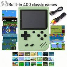 Consola de juegos portátil clásica mini de 2.4 pulgadas con 400 juegos clásicos incorporados, reproductor de juegos portátil - Multicolor - Ver 15