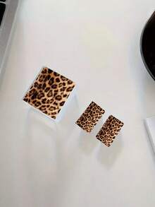 3-Piece Set: 18W/20W Apple Charger Protector Case, Bite Proof Cable Protector, TPU Leopard Print Charger Adapter Cover - Multicolor - View 8
