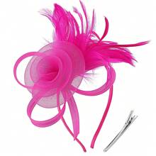 1 Pc Fascinator Hats Feather Flower Hair Clip Wedding Tea Party Kentucky Derby Headband For Girls And Women Fascinator Hat Halloween