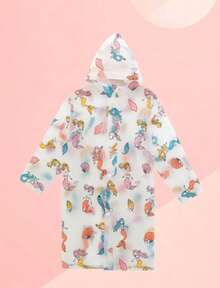 Impermeable de alta calidad para niña material resistente diseño elegante protección lluvia facilita movimiento colores surtidos cómoda y ligera para actividades escolares - Multicolor - Ver 1