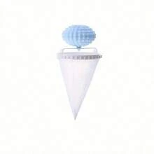 1入組可重複使用的洗衣絮網球-節能、服裝和機器清潔輔助工具 - 藍色 - 查看 8