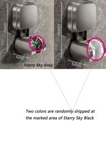 1 Suction Cup Showerhead Holder, Household Non Perforated Showerhead Holder, Strong Rotatable Base, Not Easy To Fall Off, Quick Disassembly And Installation