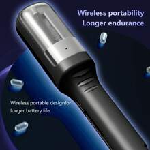 Automatic Hair Repair Split End Removal Trimmer, 2-In-1 Rechargeable Hair Trimmer And Split End Remover,Removes Split Ends And Makes Hair Healthy And Shiny, USB Rechargeable Portable Hair Clippers For Damaged Hair,Portable Hairdresser Tool For Home Use, Ideal Men's And Women's Grooming Tool, Perfect Gift For The Holidays!