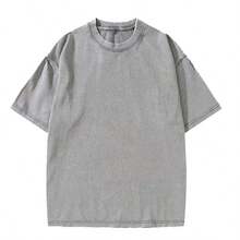 Men's Washed T-Shirts: Get Single Shades Of Black, Green, Grey Or Value 3-Piece Kits - Multicolor - View 4
