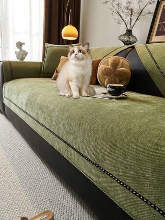 1 件四季沙发座垫套，经典款沙发保护套，宠物友好型防刮沙发套，可机洗家居装饰适合 L 型组合沙发和 1/2/3/4 座沙发（单独出售）