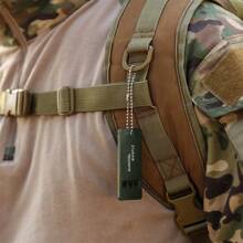 3-In-1 Emergency Survival Whistle With Compass & Thermometer - Perfect For Camping, Hiking, Outdoor Adventure, Referee And Cheerleaders