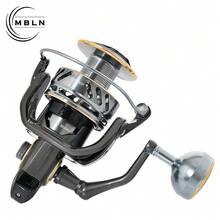 30kg Heavy Duty Fishing Reel, 98% Full Metal Spinning Reel, Integrated Crank Arm Screw-In Style Anti-Seawater Surf Casting Reel, Fishing Tackle - Multicolor - View 6