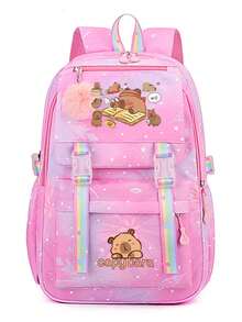 2025 高品质尼龙背包 - 大容量，多口袋设计，拉链开合，可调节肩带，轻便，适合商务、旅行、户外、学校、休闲使用 - 男女通用，旅行背包 | 趣味设计 | 轻便背包 - 彩色 - 查看 13