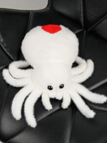 1 pieza Muñeco de araña de peluche esponjoso de alta gama, muñeco de dormitorio, juguete de peluche adorable, regalo de cumpleaños para amigos, decoración de Halloween, regalo para el Día de la Madre, cumpleaños de amigos, regalo de Navidad, regalo de cumpleaños estilo navideño