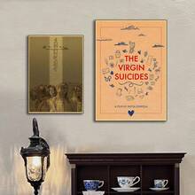 1pc/3PCS Áp phích nghệ thuật treo tường Không khung/Có khung Pop The Virgin Suicides Poster Tranh vải Canvas phim tình yêu cổ điển In hình ảnh cho phòng khách hiện đại Nghệ thuật treo tường rạp chiếu phim Trang trí nhà cửa - Nhiều màu - Xem 5
