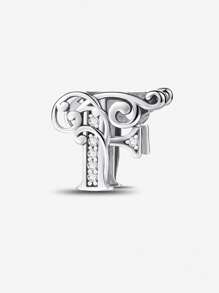 1 PC Vine Letters Beads Pendant Charm Pendant Ball Suitable For Bracelets DIY Women's Jewelry