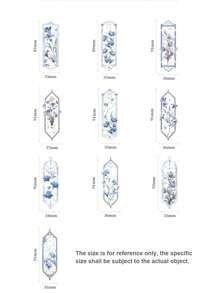 Set de 10 marcapáginas para estudiantes, marcapáginas con forma asimétrica de flores en relieve de PVC con lámina, regalo encantador para niños, clips de libro, regalos de vuelta a la escuela