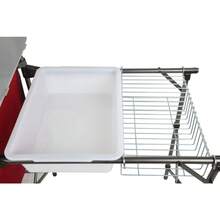Deluxe Camping Kitchen With Storage, Silver And Red, 31" Height X 13" Width X 8.25" Length  Very Suitable For Camping, Picnics, Beach Portable Kitchen, Suitable For Multiple Scenes - 1 - View 5