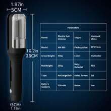 Automatic Hair Repair Split End Removal Trimmer, 2-In-1 Rechargeable Hair Trimmer And Split End Remover,Removes Split Ends And Makes Hair Healthy And Shiny, USB Rechargeable Portable Hair Clippers For Damaged Hair,Portable Hairdresser Tool For Home Use, Ideal Men's And Women's Grooming Tool, Perfect Gift For The Holidays!