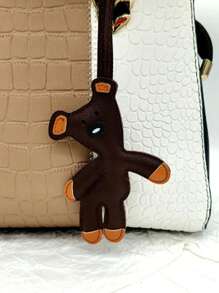 1pc Keychain,Personalized Hanging Decoration Leather Accessories,Christmas Gifts Gift Thanksgiving Y2k,Animal-Themed Accessory For Keys, Backpacks & Wallets