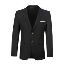 Men's Black Blazer Slim Fit Business Casual Suit Jacket Wedding Tuxedo Coat For Groom Traje De Hombre Elegante Blazers For Men Men Blazers Jacket Black Suit For Men Blazer De Hombre Men's Blazer Jacket Men Blazer - Black - View 7
