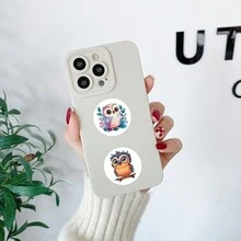 500 件猫头鹰贴纸卷 猫头鹰贴纸 猫头鹰装饰 动物贴纸 卡通贴纸 可爱贴纸 乙烯基防水贴纸 笔记本电脑贴纸包 滑板贴纸 水瓶贴纸 笔记本贴纸、学校用品、返校
