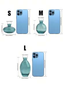 1 set de vases à fleurs en verre transparent, vases décoratifs modernes petits et mini, vases minimalistes esthétiques pour la décoration de la maison, vintage, mignons, faits main, petits centres de table de mariage pour une seule fleur, rose, décoration de la maison, vase à fleurs, centre de table, décoration de table