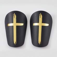 1 par de mini espinilleras de fútbol, esquineras protectoras Thick para adultos - Adecuado para todas las estaciones - Multicolor - Ver 15