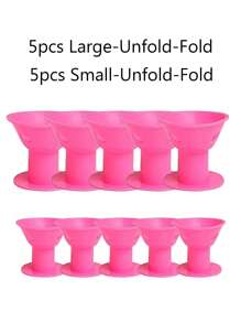 30pcs No-Heat Hair Curler Set. Made Of High-Quality Soft Silicone, Low-Allergen, Odorless And Non-Slip. Easy To Clean And Store, Washable And Lightweight, Can Be Reused Multiple Times. The No-Heat Hair Curlers Are Easy To Use, Suitable For DIY At Home, And Also Suitable For Hair Salons, Allowing You To Create Beautiful Curls Anytime.