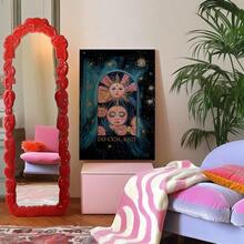 1/3pcs Wall Art Posters/Modern Style, Wall Art, Do Cool Witchy Print, Mystical Sun Moon Poster, Celestial Decor, Occult Boho Art, Spiritual Witchy Canvas Print Unframed/Framed ,Wall Art With Frame - Multicolor - View 2