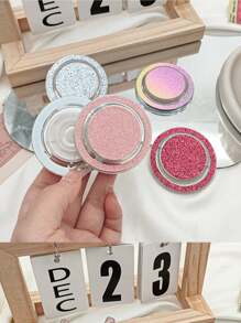 1 pieza Soporte magnético para teléfono con purpurina degradada (sin adhesivo), base de burbuja transparente, compatible con Apple Magsafe, soporte redondo plegable y expandible. (Solo teléfonos con función magnética pueden usarlo). Compatible con iPhone, teléfonos Android, regalo para cumpleaños, familia, amigos. Agarre de teléfono con empuje y tracción, soporte de teléfono, accesorios de teléfono.