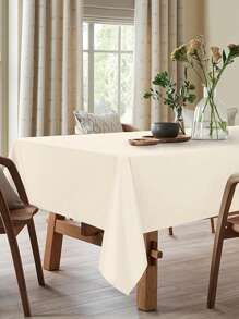 1 pièce Nappe en polyester imperméable et résistante aux plis, convient pour les banquets de mariage, la décoration de tables à manger et la décoration de la maison