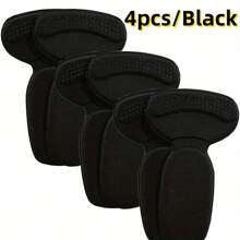 1/2 pares Adesivos de Espuma de Memória para Salto de Sapato, Palmilhas Protetoras de Calcanhar para Tênis, Ajustáveis, Antidesgate, Protetores de Calcanhar