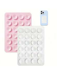 4 pezzi/2 pezzi Impugnatura in silicone per telefono, adatta a tutti i modelli di telefono, supporto adesivo per telefono, maniglia adesiva per telefono senza mani, supporto per impugnatura del telefono per selfie e video compatibile con , telefono Android, regalo per compleanni, famiglia, amici, supporto per telefono, accessori per telefono