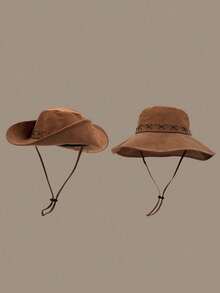 1pc Wide Brim Bucket Hats Men Women Unisex Summer Protection Sun Hat Packable Boonie Cap For Fishing Hiking Gardening Beac - Fisherman's Hat - View 9