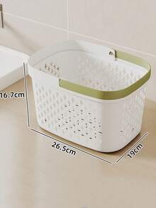 1/2个装手持花洒收纳篮，浴室收纳篮，洗漱用品篮，可爱花洒收纳篮，浴室收纳篮