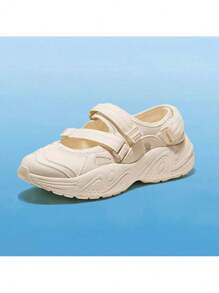 CAMEL CROWN Sandali sportivi da donna, scarpe leggere e morbide con suola inferiore per uso esterno estivo 2024, con chiusura a gancio e anella