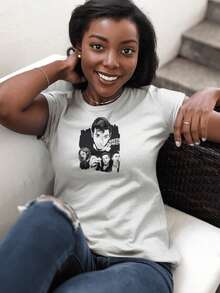 Royale Clothes - Camiseta Blanca de Arctic Monkeys, Diseño Creativo con Toque Musical - Blanco - Ver 3