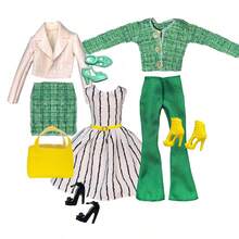 11.5-Inch Doll Fashion Outfit Set And Accessories, 1/6 BJD Doll Clothes, Versatile Styles For Doll Dress Up, Suitable As Holiday Gift - Multicolor - View 7